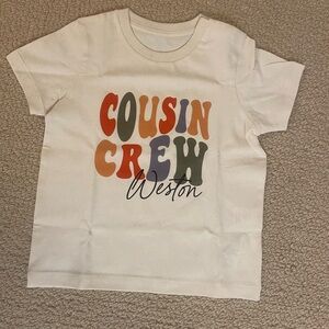 100% Organic Cotton Custom Cousin Toddler T Shirt